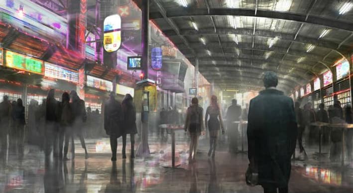 Un concept art de "Blade Runner 2". Un concept art de "Blade Runner 2".