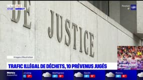 Lille: dix prévenus devant la justice pour trafic illégal de déchets