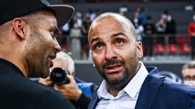Tony Parker aux côtés de son frère TJ, en 2021.