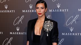 Kim Kardashian à la Fashion Week à Paris, le 30 septembre.