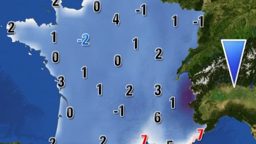 Les températures ce mardi 14 novembre 2017 en matinée