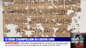 Au Louvre-Lens, une exposition sur les traces de Champollion et le secret des hiéroglyphes 