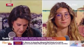 Sasha : "Aujourd'hui c'est le gouvernement qui est hors la loi"