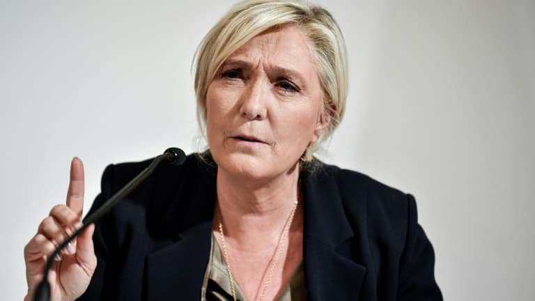 Marine Le Pen le 28 septembre 2021 à Paris