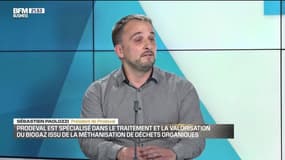 Sébastien Paolozzi (Prodeval) : Prodeval est spécialisé dans le traitement et la valorisation du biogaz issu de la méthanisation de déchets organiques - 04/12