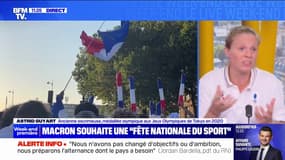 Fête nationale du sport: une "excellente idée" estime Astrid Guyart, ancienne escrimeuse médaillée aux Jeux olympique de Tokyo