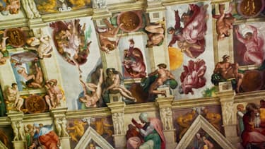 Le plafond de la Chapelle Sixtine (image d'illustration)