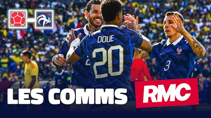 Colombie 1-3 France : Même remaniés, les Bleus impressionnent (Comms RMC)