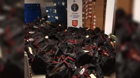 Deux tonnes de cocaïnes saisies au port du Havre le 3 janvier 2025. 