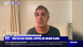 Restos du Cœur: "La 7ème économie mondiale ne peut pas tolérer chez elle que l'on ne puisse pas nourrir ses enfants", estime Julien Clerc