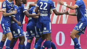 Les joueurs de l'ESTAC