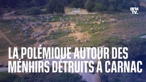  Église taguée, maire menacé, manifestation… Après la destruction de 39 menhirs, la polémique enfle autour de la construction d’un Mr. Bricolage à Carnac 
