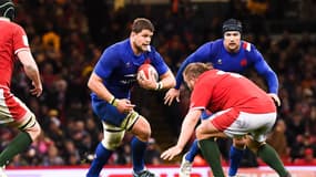 Paul Willemse avec la France contre le pays de Galles, le 11 mars 2022