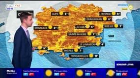 Un temps ensoleillé ce matin, jusqu'à 21°C à Fréjus