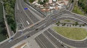 De nouvelles bretelles d'accès aux autoroute sont en cours de création. 