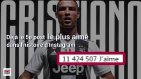 Cristiano Ronaldo a fait sensation sur Instagram en s'annonçant à la Juve