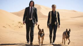 Keanu Reeves et Halle Berry dans John Wick 3