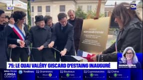Paris: le quai Valéry Giscard d'Estaing inauguré dans le 7e arrondissement