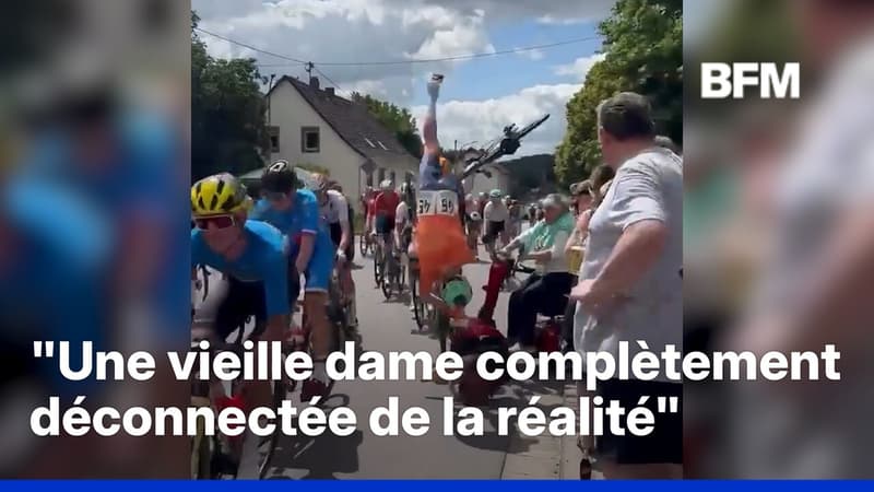 Une mamie en déambulateur provoque un accident lors d'une course de vélo en Allemagne et en Moselle