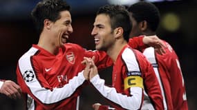 Cesc Fabregas et Samir NAsri