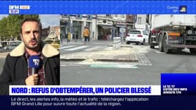 Nord: un policier blessé dans un refus d'obtempérer