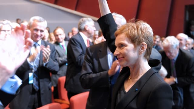 Laurence Parisot était candidate à la succession d'Henri Proglio.