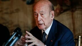 Valéry Giscard d'Estaing à New York le 5 juin 2015
