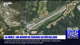 Var: un avion se crashe au décollage à La Mole
