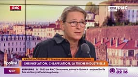 "Cheapflation" dans les rayons : "C'est une nouvelle illustration du grand n'importe quoi de grandes marques", s'indigne Karine Jacquemart 
