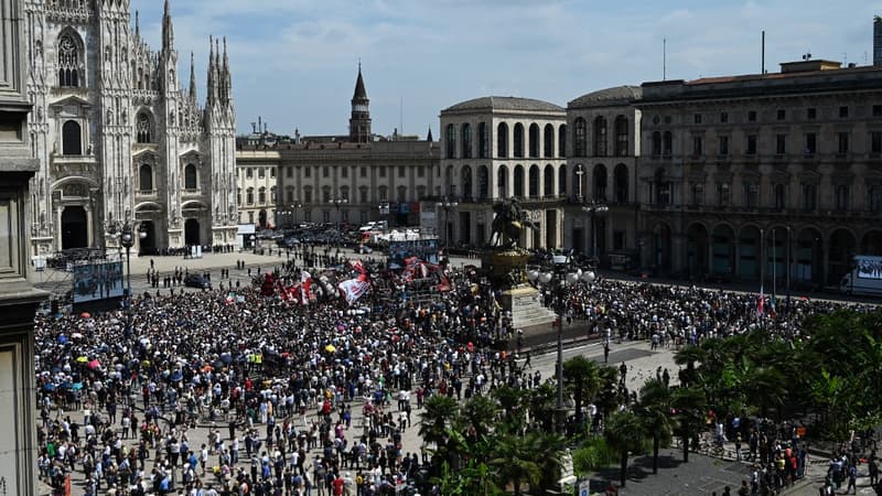 Funérailles d'État de Silvio Berlusconi: des milliers de personnes rassemblés à Milan