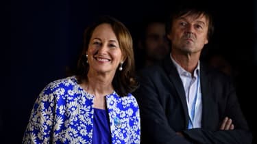 Ségolène Royal et Nicolas Hulot le 1er décembre 2015 lors de la COP21.