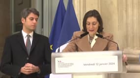 Suivez en direct la passation de pouvoir entre Gabriel Attal et Amélie Oudéa-Castéra au ministère de l'Éducation nationale