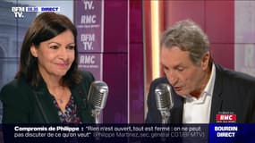 Anne Hidalgo face à Jean-Jacques Bourdin en direct - 13/01