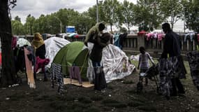 Un campement à Paris