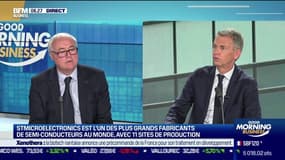 Jean-Marc Chéry (Président du Directoire et DG de STMicroelectronics): l'Europe assez compétitive pour le marché des puces électroniques? "À la fin, ce qui fait la valeur, c'est la compétence" et en Europe, "on a les compétences qu'il faut"