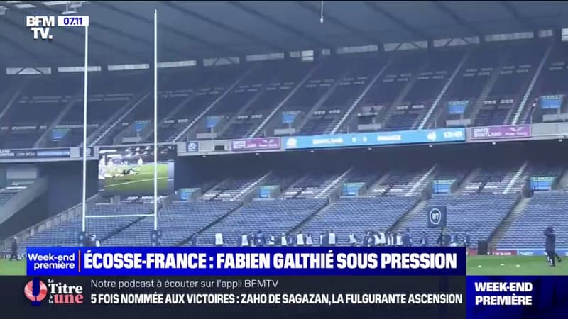 À quelques heures du match France-Écosse, Fabien Galthié est sous pression