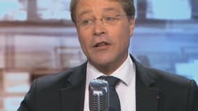 François Asselin, président de la CGPME, ce lundi chez Jean-Jacques Bourdin. 
