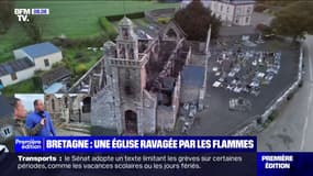 Incendie de l'église de Bringolo: le maire évoque "une surtension entre les fils électriques qui relient les cloches"