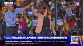 "Yes we can": Kamala Harris et Barack Obama réunis lors d'un meeting en Géorgie