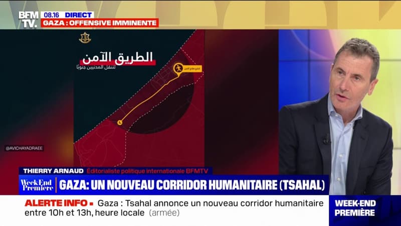 Gaza: Tsahal annonce un nouveau corridor humanitaire entre 10h et 13h