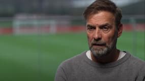 Jürgen Klopp après l'annonce de son départ de Liverpool, le 26/01/2024