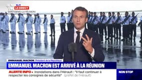 Emmanuel Macron sur la vie chère à La Réunion: "Il y en a quelques-uns qui ont tout pris pour eux"