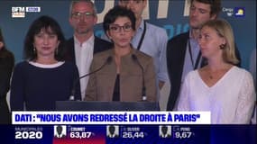Élections municipales: "Nous avons redressé la droite à Paris", a déclaré Rachida Dati après sa défaite face à Anne Hidalgo