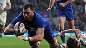 Angleterre-France : l'essai de Charles Ollivon