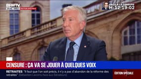 Censure: "Les LR n'ont plus de boussole, plus de programme et plus de chef... Ils sont perdus", estime Philippe Ballard, porte-parole du RN 