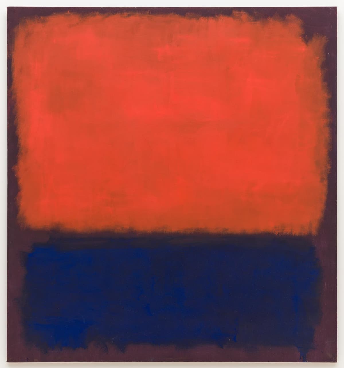 Affiche de l'exposition Mark Rothko Rouge, noir, blanc sur jaune