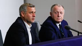 Bruno Genesio et Jean-Michel Aulas