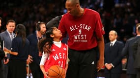 Kobe et Gianna Bryant en 2016