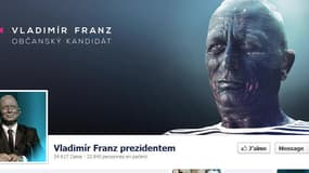 Tatoué des pieds à la tête, Vladimir Franz est le candidat le plus anticonformiste de cette élection présidentielle tchèque.