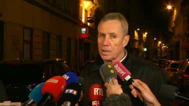 Le procureur de Paris François Molins lors d'un point presse à Paris samedi 12 mai